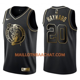Maillot NBA Boston Celtics Gordon Hayward 20 Nike Noir Golden Edition Swingman - Homme